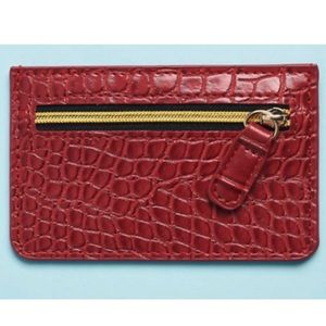 b-low the belt croc card case